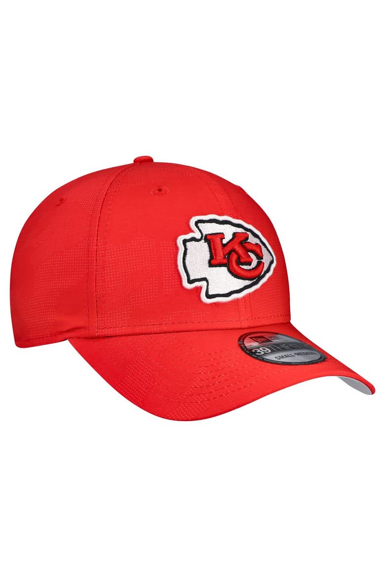 Men's New Era  Red Kansas City Chiefs Tonal Camo 39THIRTY Stretch Fit Hat, Alternate, color, Red