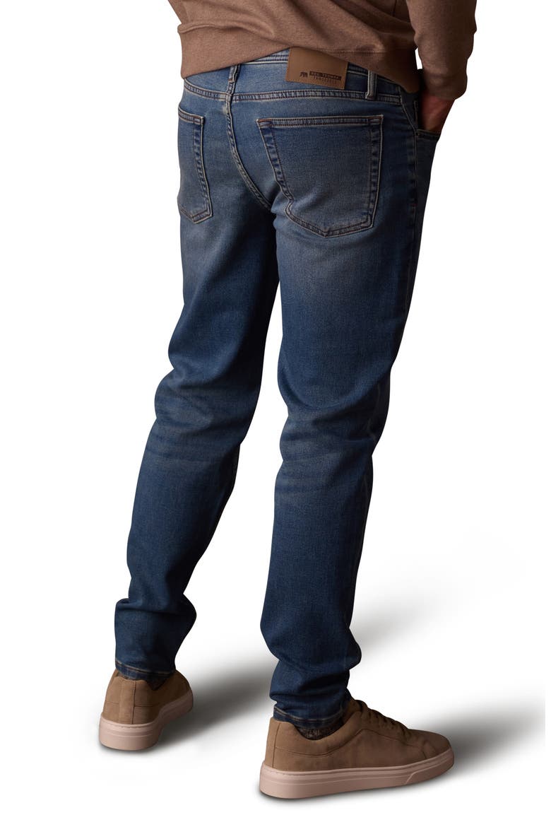 Comfort Terry Five-Pocket Jeans, Alternate, color, DARK WASH