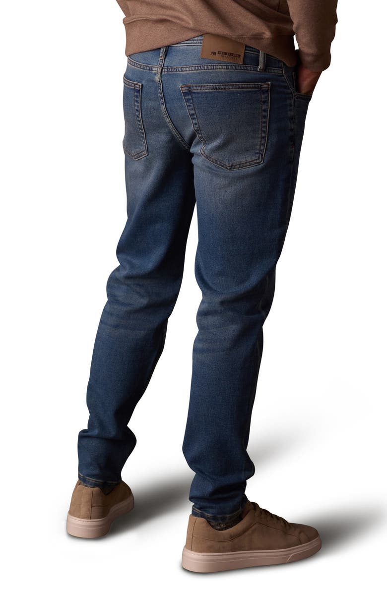 The Normal Brand Comfort Terry Five-Pocket Jeans, Alternate, color, Dark Wash