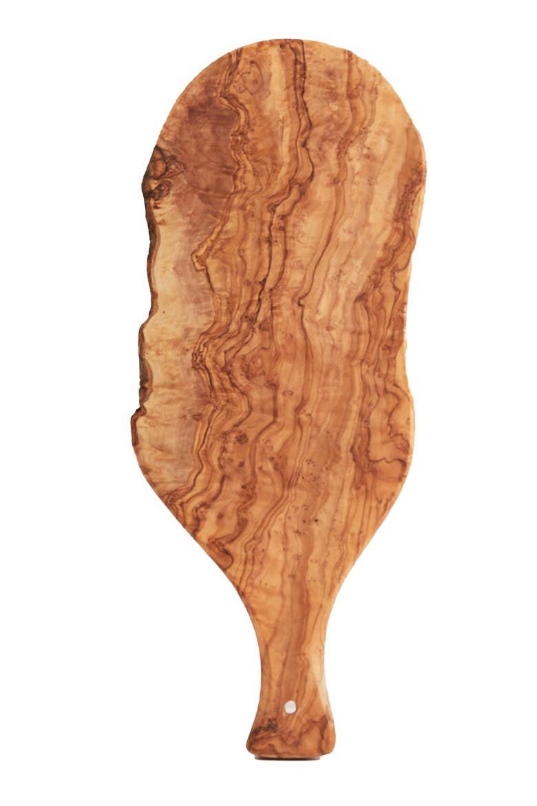 Olivewood Charcuterie Board with Paddle Handle, Main, color, None