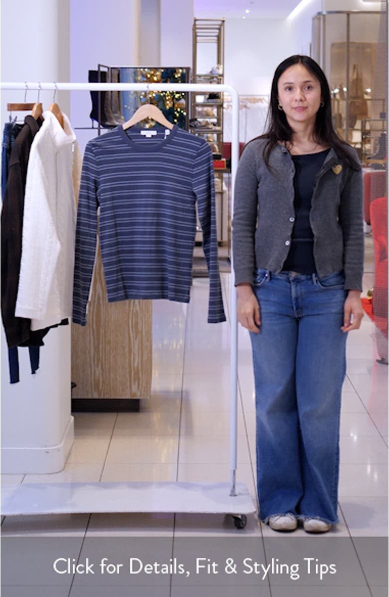 Stripe Long Sleeve T-Shirt, sales video thumbnail