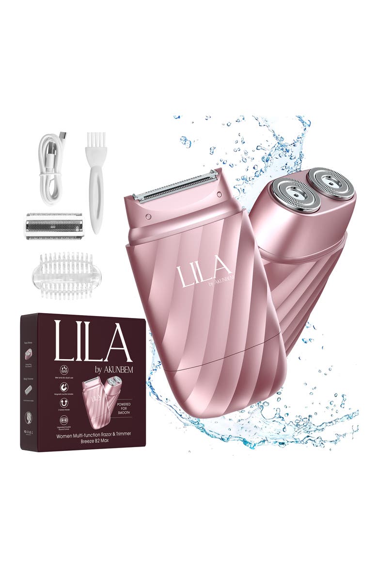 Breeze B2 Max Painless 3-in-1 Multifunction Body & Facial Hair Shaver, Main, color, NO COLOR