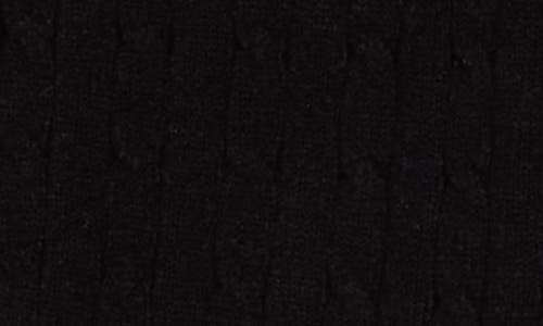 Ellen Tracy Denim Trim Button Front Cardigan In Black