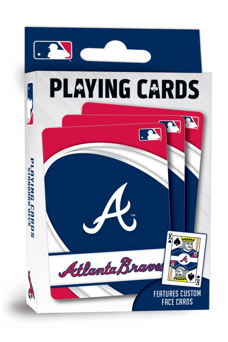 Atlanta Braves Playing Cards, Main, color, Multicolor