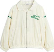 Mini Rodini Kids' Weight Lifting Recycled Nylon Coach's Jacket