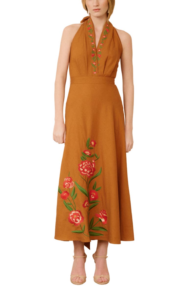 Sand Dress, Main, color, Brown