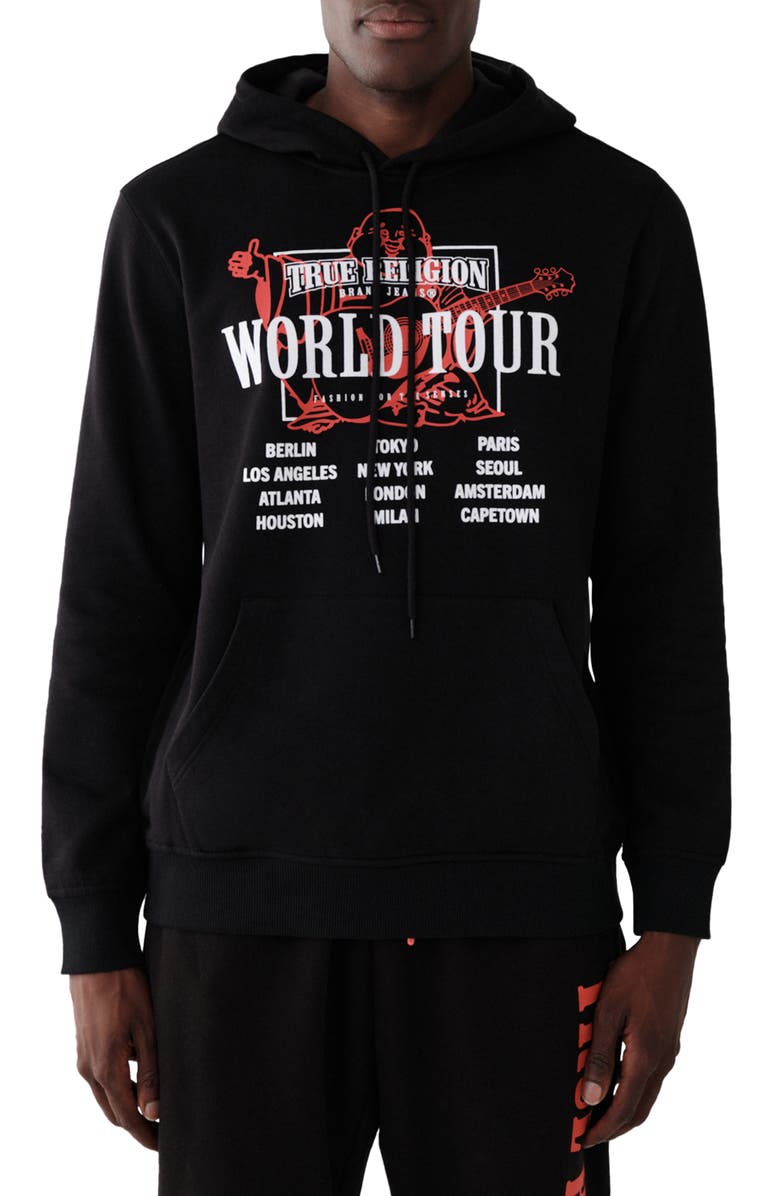 True Religion Brand Jeans World Tour Hoodie, Main, color, 