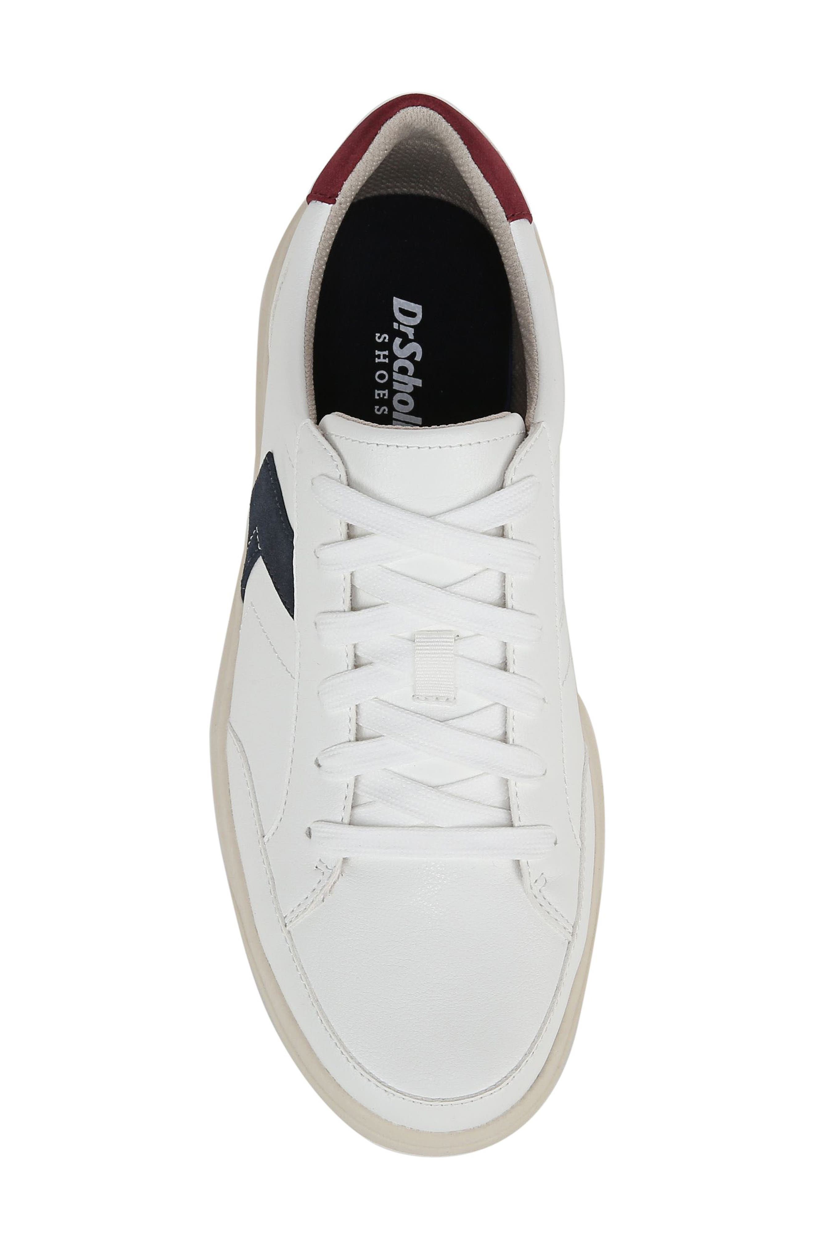 Dr. Scholl's Madison Low Top Sneaker, Alternate, color, White/ Navy