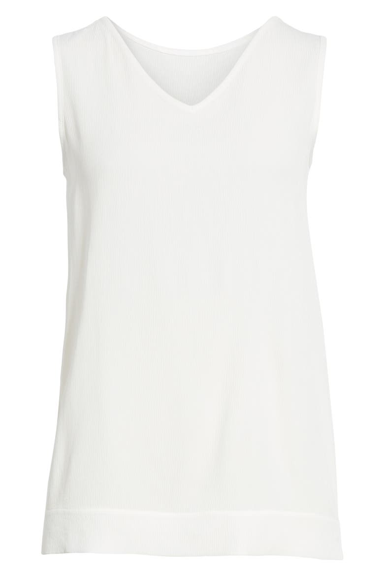 Bead Neck Reversible Tank Top, Alternate, color, IVORY