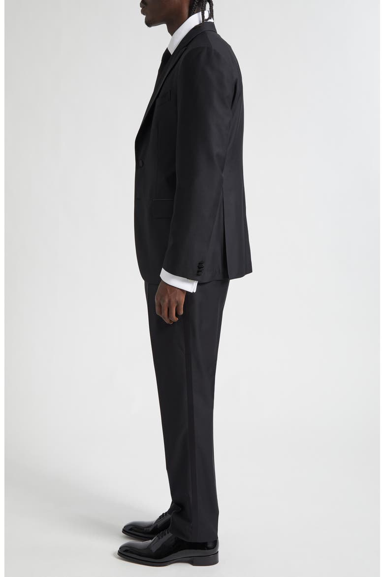 Stretch Wool Tuxedo, Alternate, color, BLACK