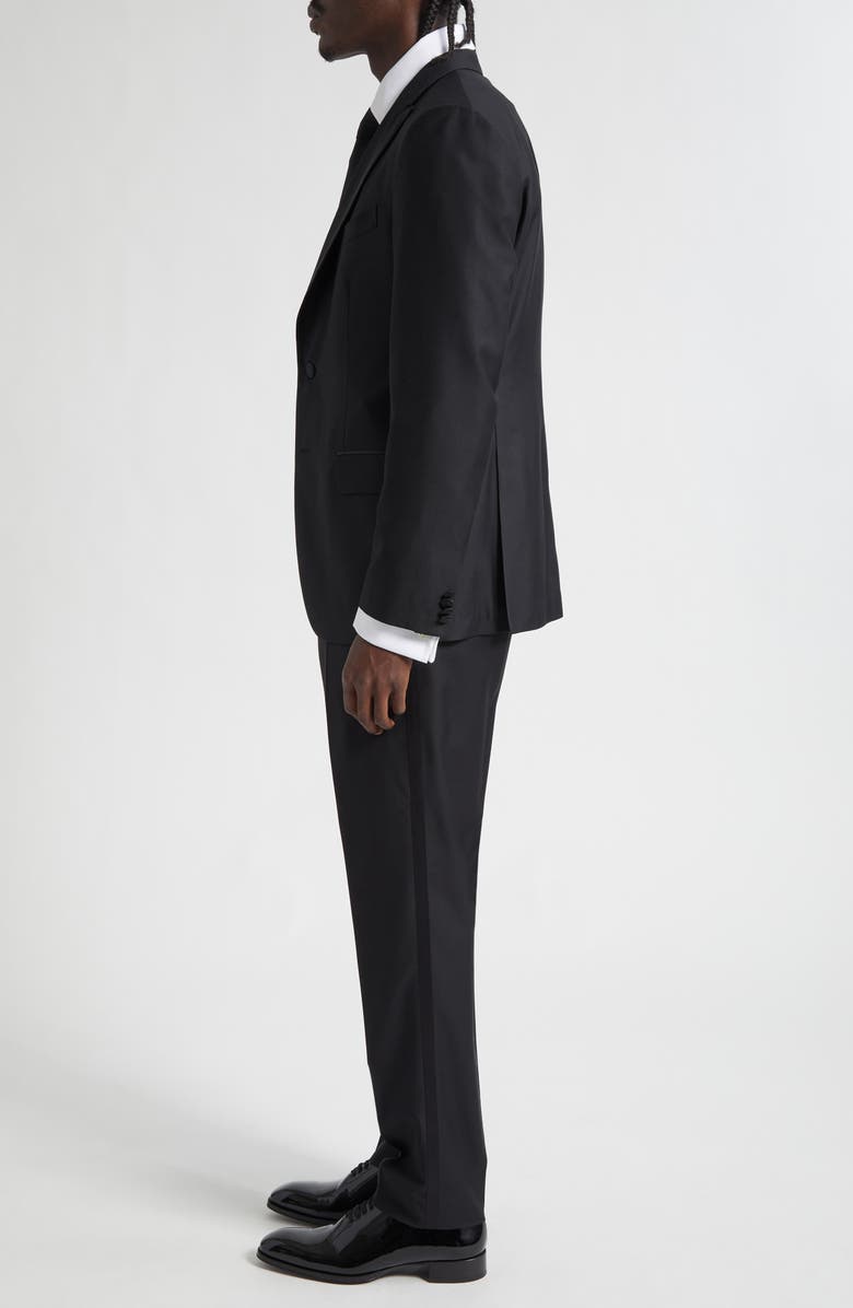 Boglioli Stretch Wool Tuxedo, Alternate, color, Black