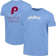 Champion Men's Champion  Light Blue Philadelphia Phillies Tri-Blend T-Shirt