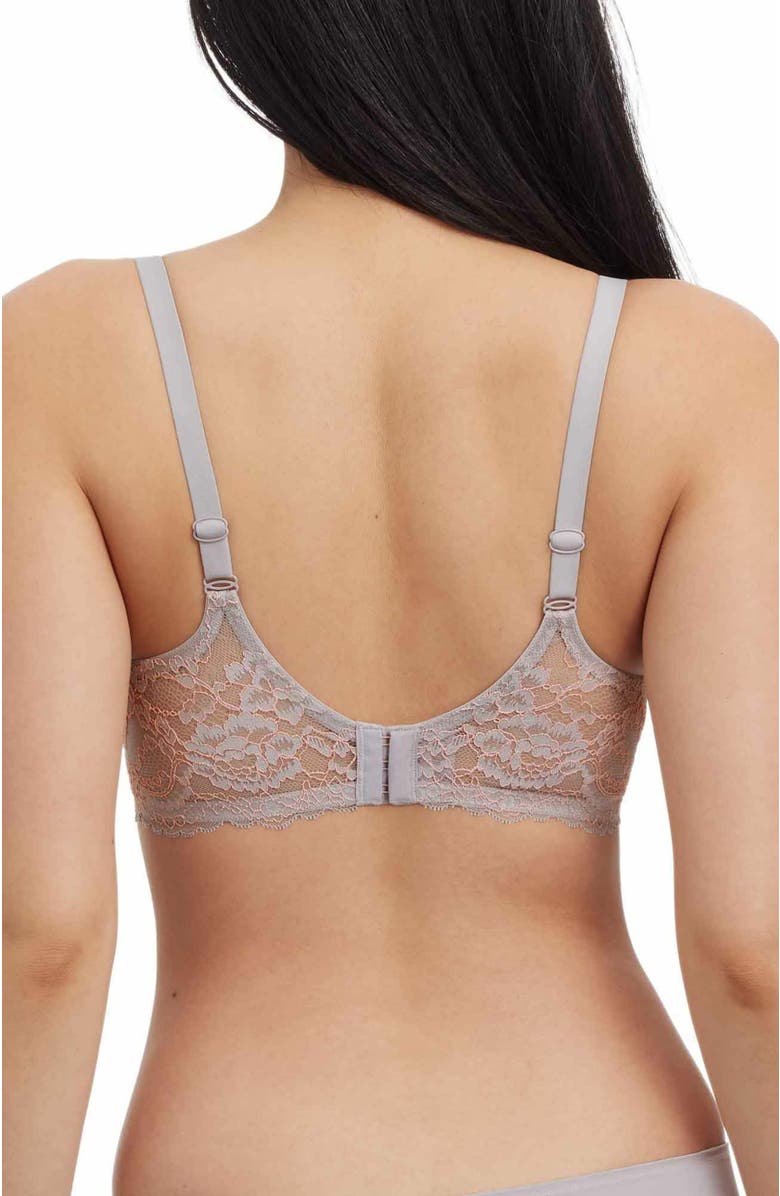 Skarlett Blue Minx Full Coverage Side Support T-Shirt Bra, Alternate, color, Pebble/Peach