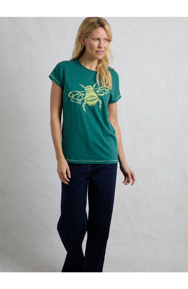 Weird Fish Fern Bee Front Print Graphic T-Shirt, Alternate, color, 