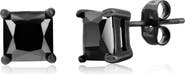 BLACKJACK 8mm Square Cubic Zirconia Stud Earrings