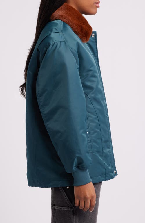 BLANKNYC BLANKNYC FAUX FUR COLLAR JACKET