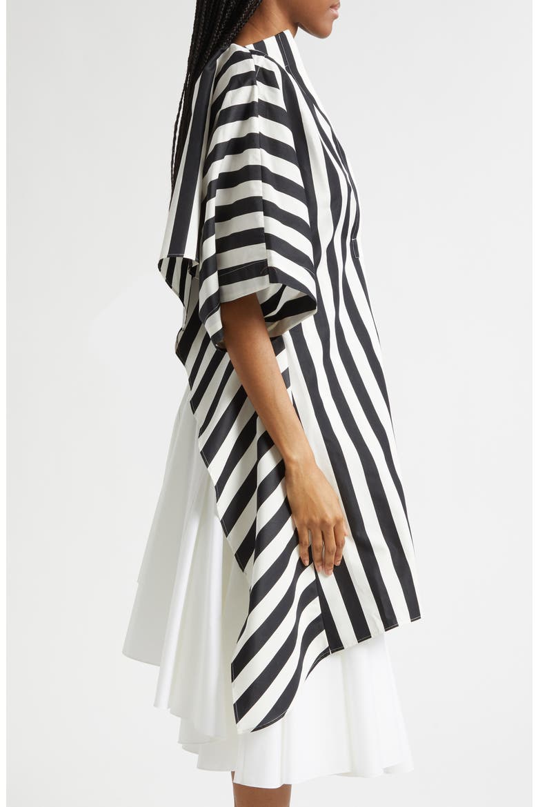 La Tunique Moisson Cotton & Silk Tunic, Alternate, color, JACQUARD MEDIUM STRIPES