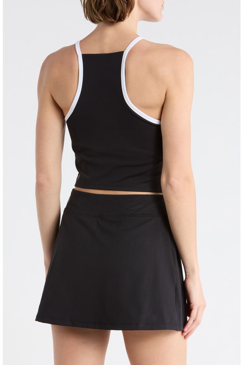 Split Second Racerback Bra Tank, Alternate, color, BLACK