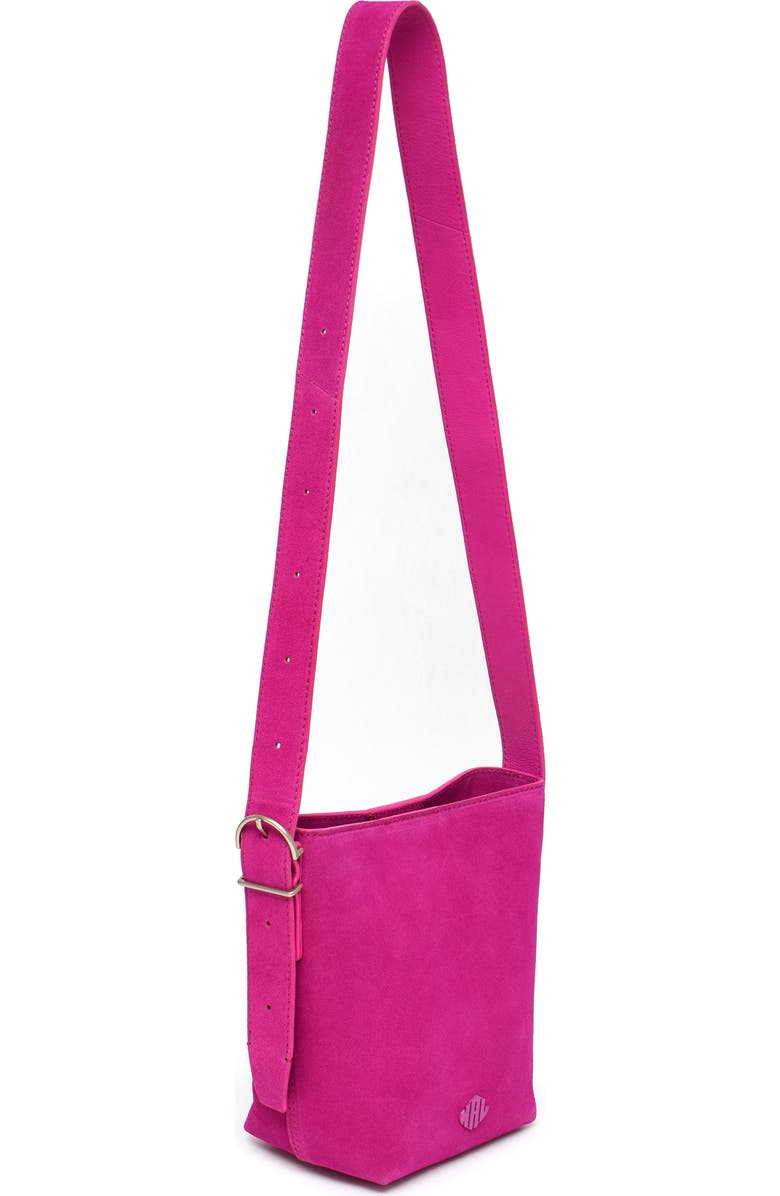 New Amsterdam Leatherworks Jayden Suede Bucket Bag, Alternate, color,