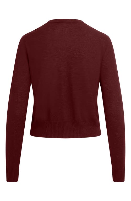 Favorite Daughter The Take A Bow Cardigan In Burgundy