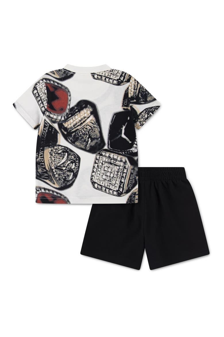 Kids' MVP Jordan Ring T-Shirt & Shorts Set, Alternate, color, BLACK