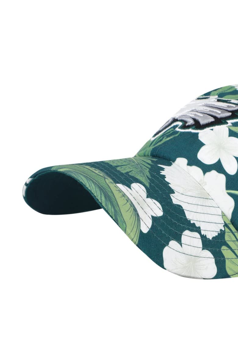 '47 Men's '47 Midnight Green Philadelphia Eagles Beach Side Clean Up Adjustable Hat, Alternate, color, Green