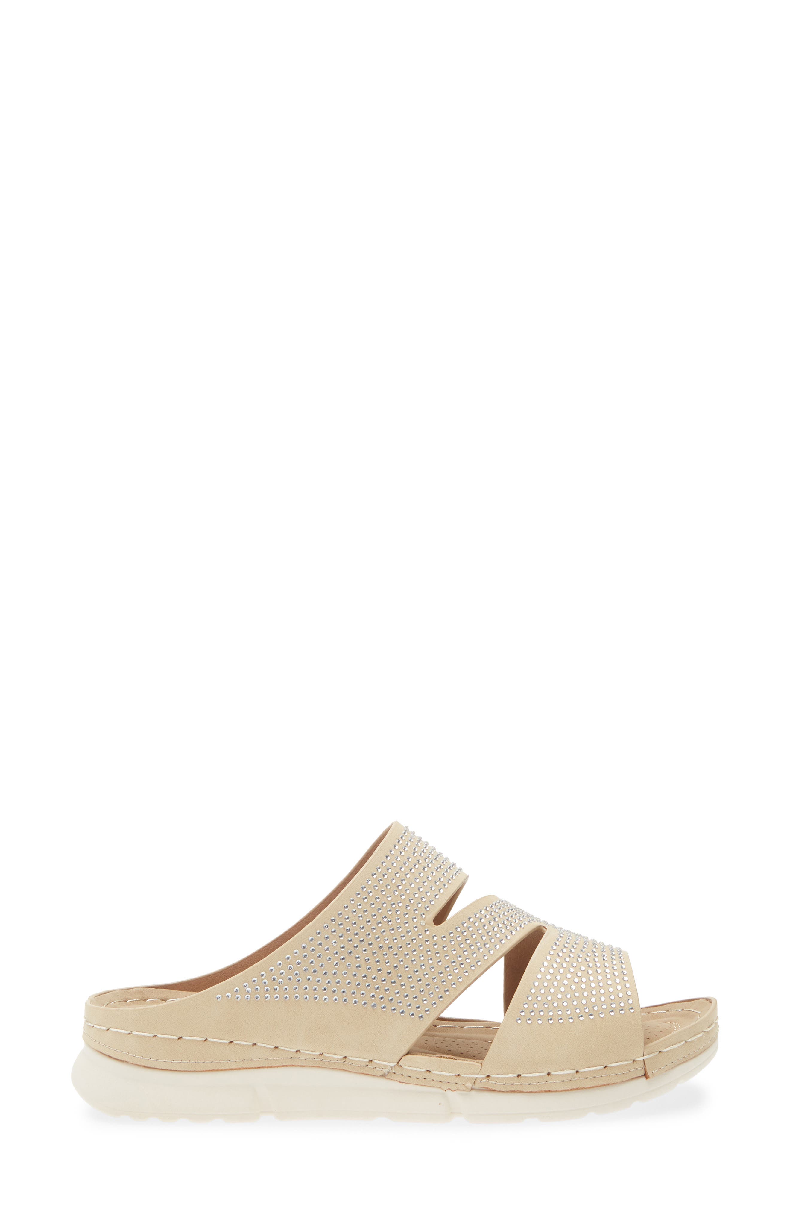 Randa Slide Sandal, Alternate, color, BEIGE