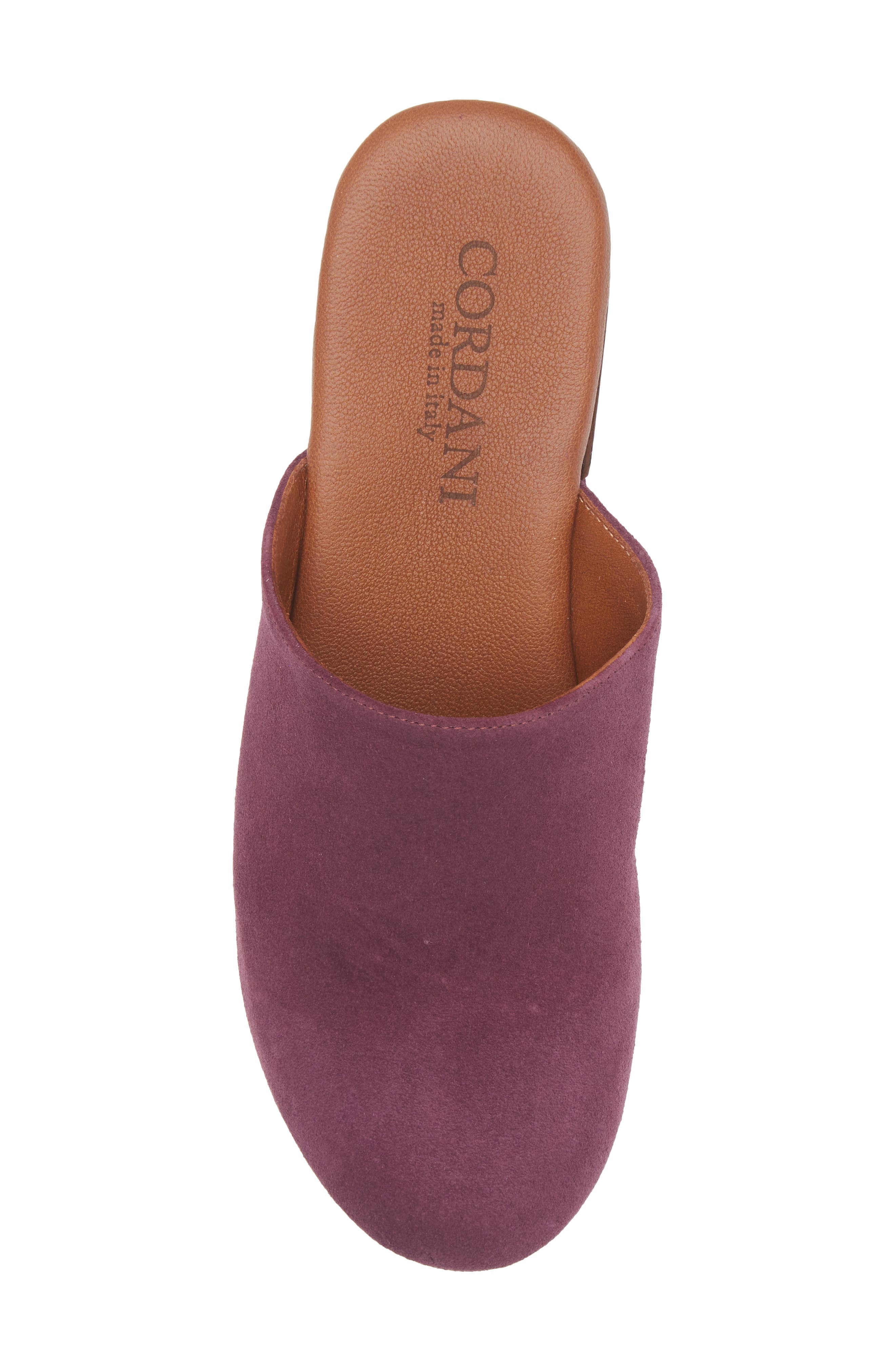 Wanda Clog, Alternate, color, EGGPLANT SUEDE