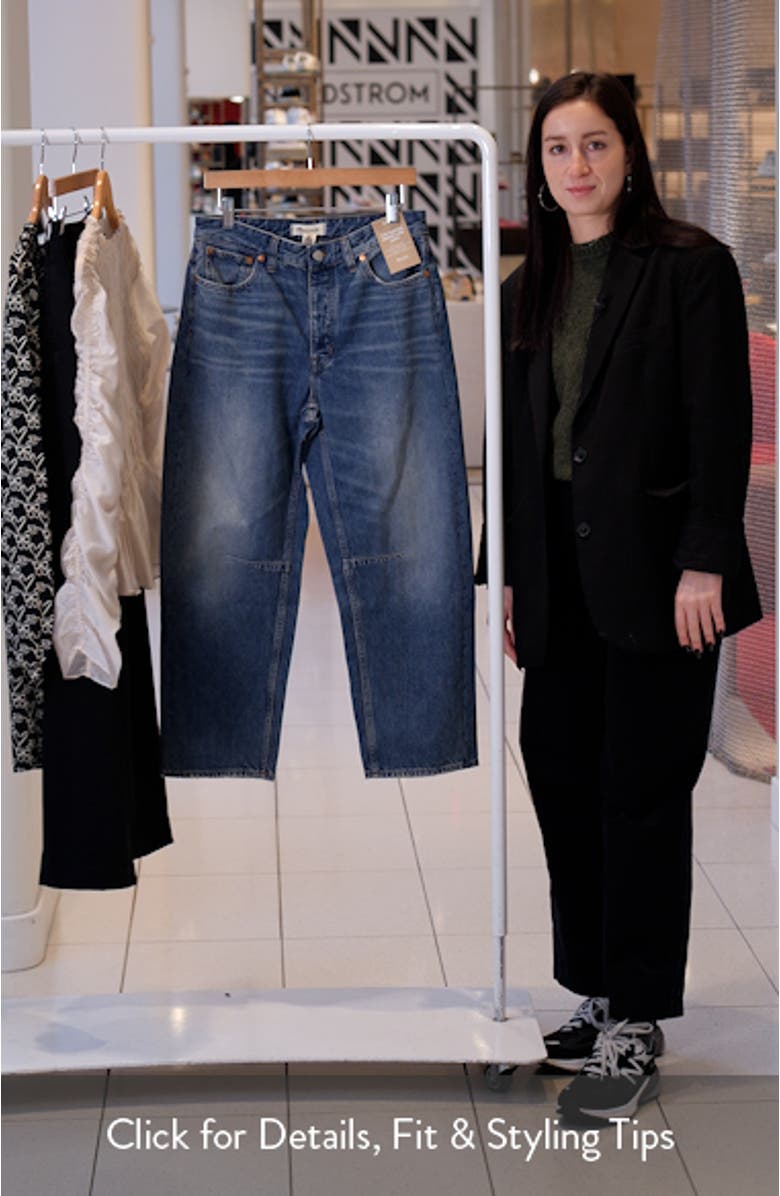 Darted Barrel Leg Jeans, sales video thumbnail