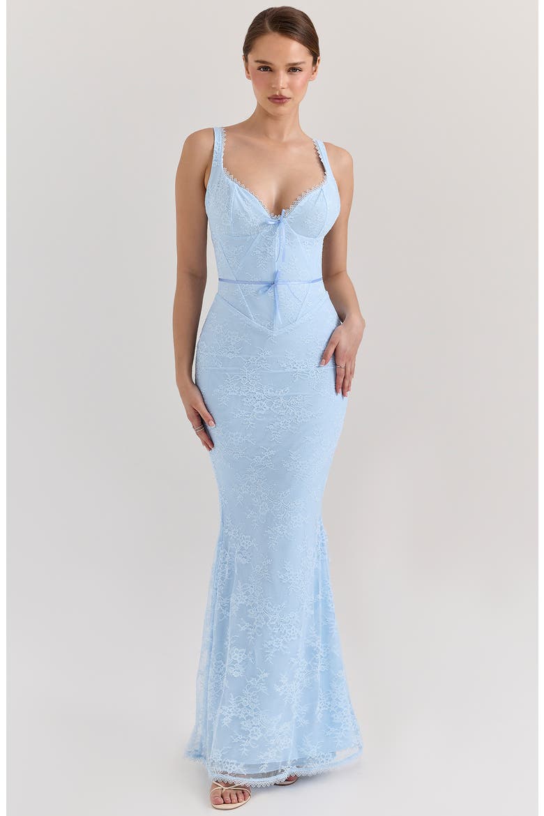 HOUSE OF CB Sara Lace Mermaid Gown (Women) | Nordstrom