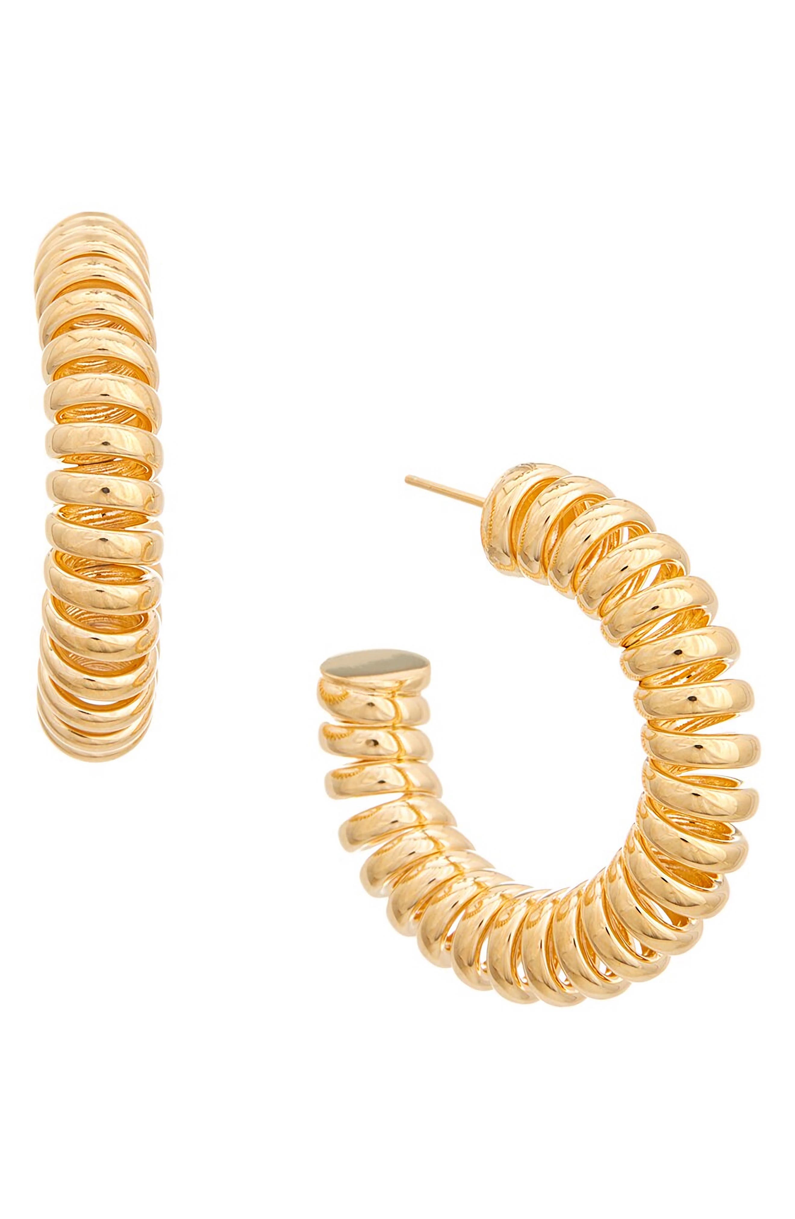 Juvell Coiled Hoop Earrings