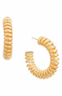 Juvell Coiled Hoop Earrings