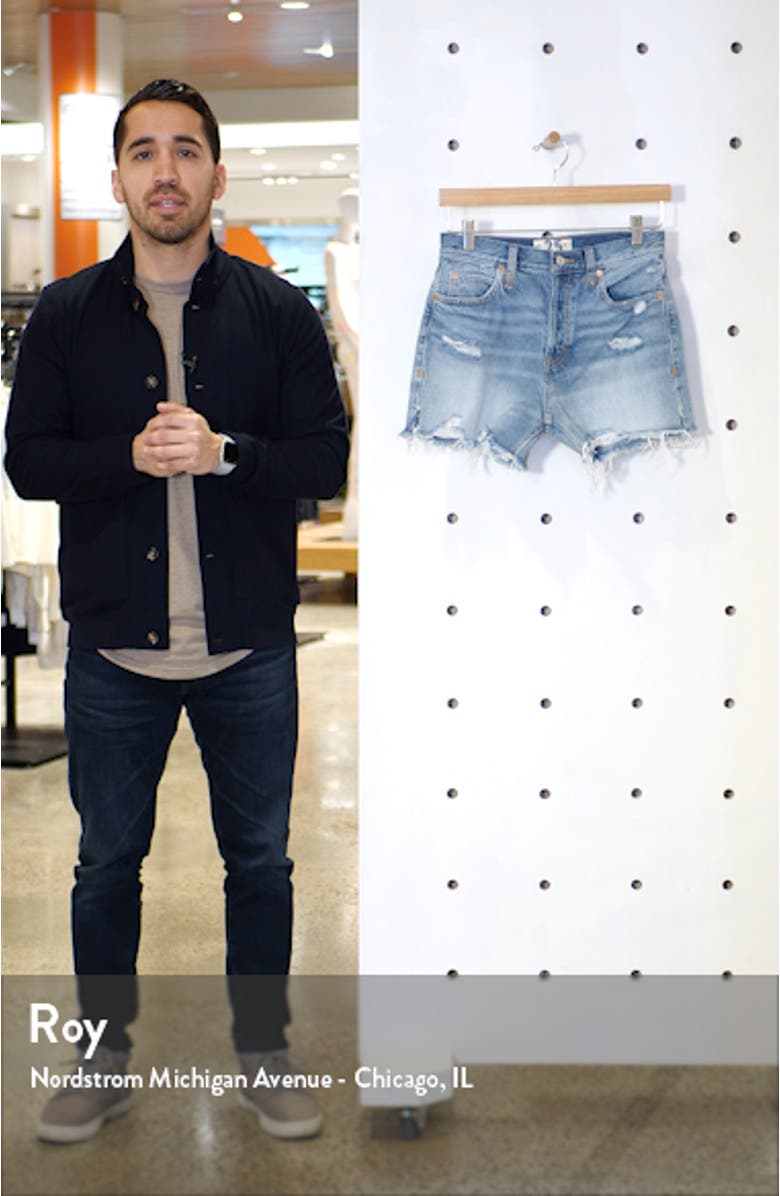 We the Free Makai Ripped Cutoff Denim Shorts, sales video thumbnail