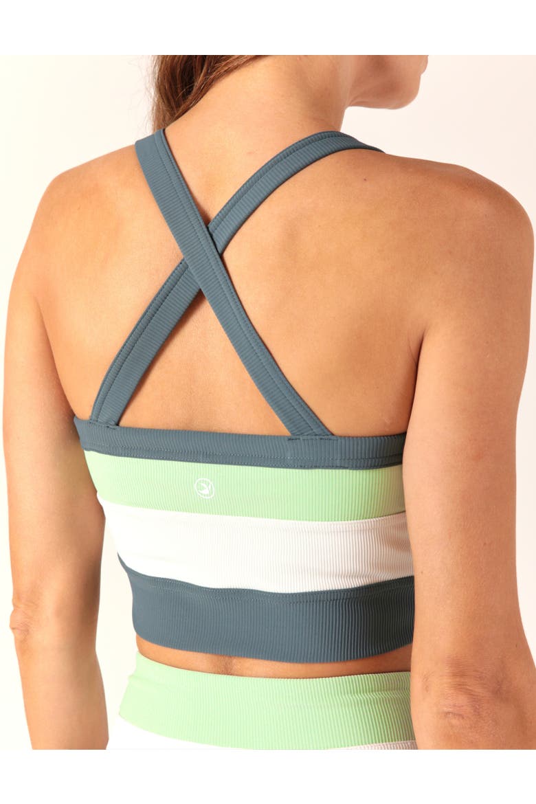 Arabesque Bra, Alternate, color, Seafoam/White/Slate