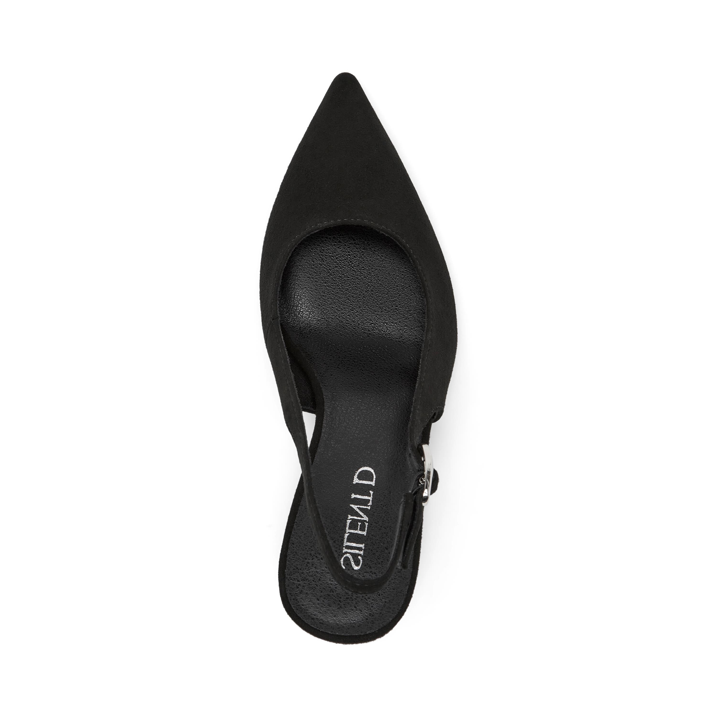 Celein Sling Back Wedge, Alternate, color, Black Suede