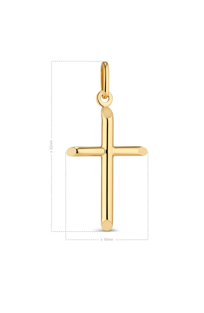 DEVATA Cross Pendant in 14K Gold, Alternate, color, Yellow Gold