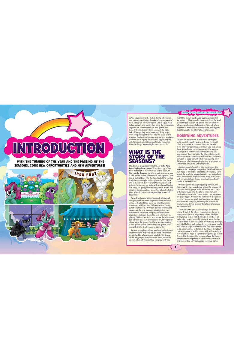 Renegade Game Studios My Little Pony RPG, Story of The Seasons, Expansion Hardcover Book, Alternate, color, Multicolored