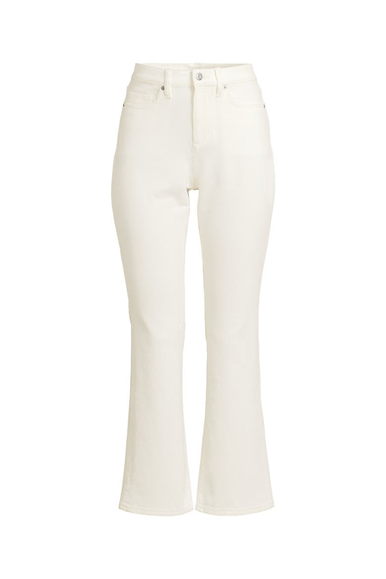 High Rise Corduroy Kick Crop Pants, Alternate, color, Ivory