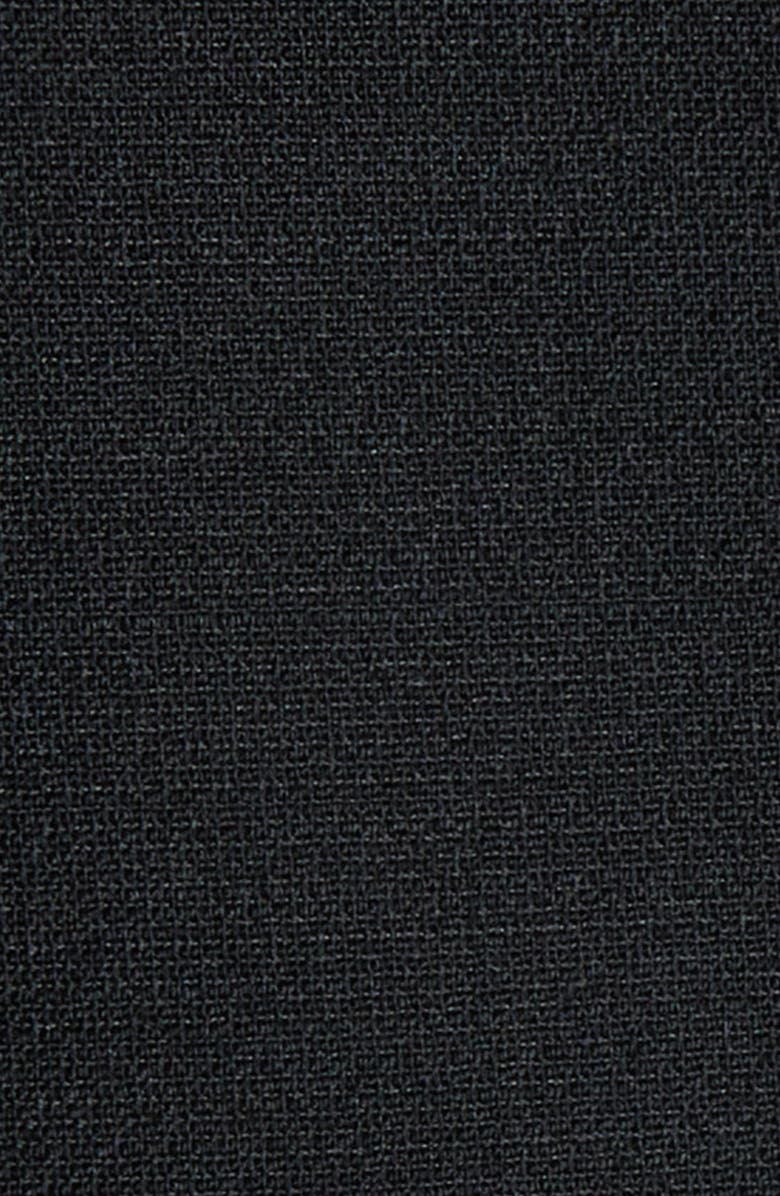 Valentino Bow Detail Crepe Couture Dress, Alternate, color, Black/ Cream