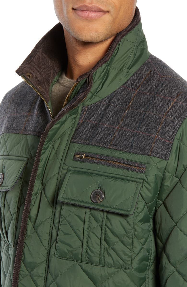 Vince Camuto Diamond Quilted Full Zip Jacket, Alternate, color, 