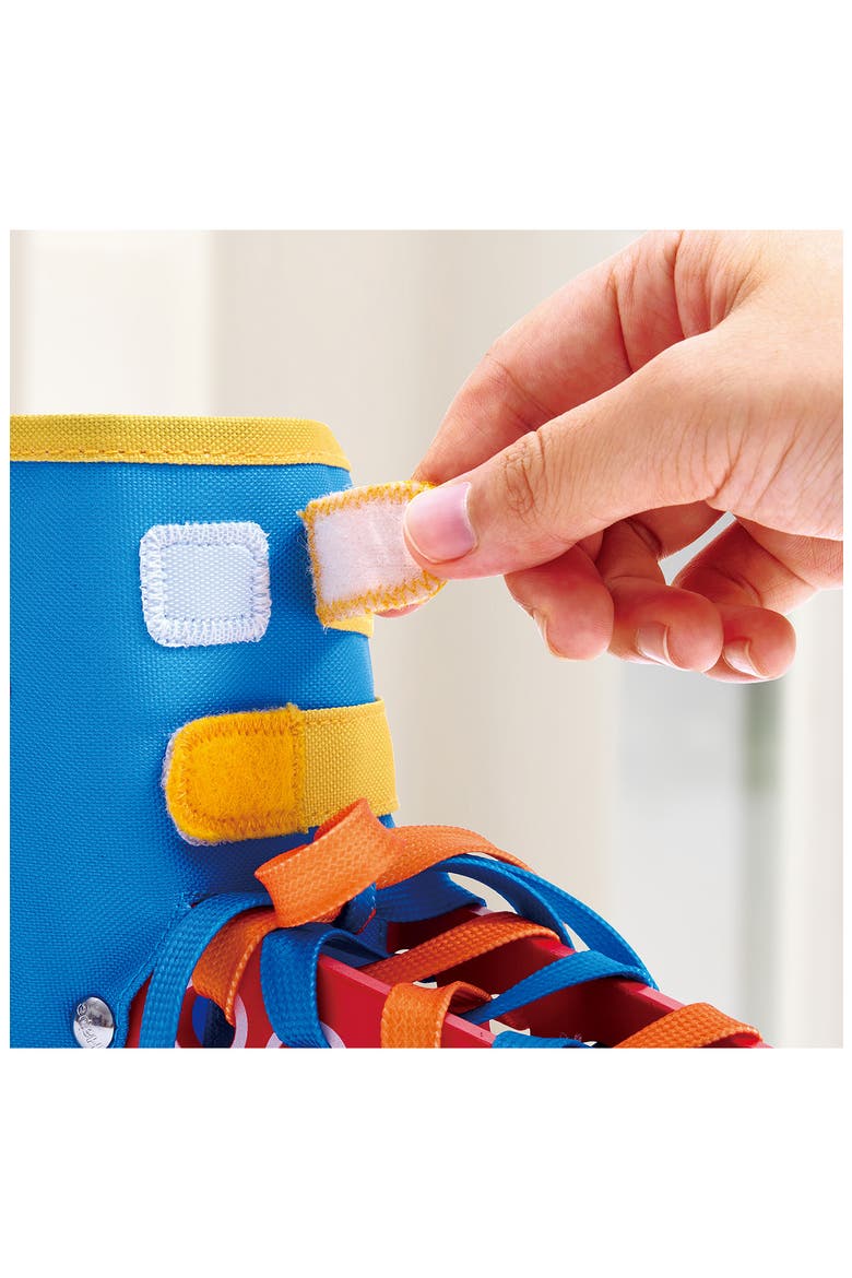 Tie-It Lacing Sneaker Toy, Alternate, color, MULTIPLECOLOR