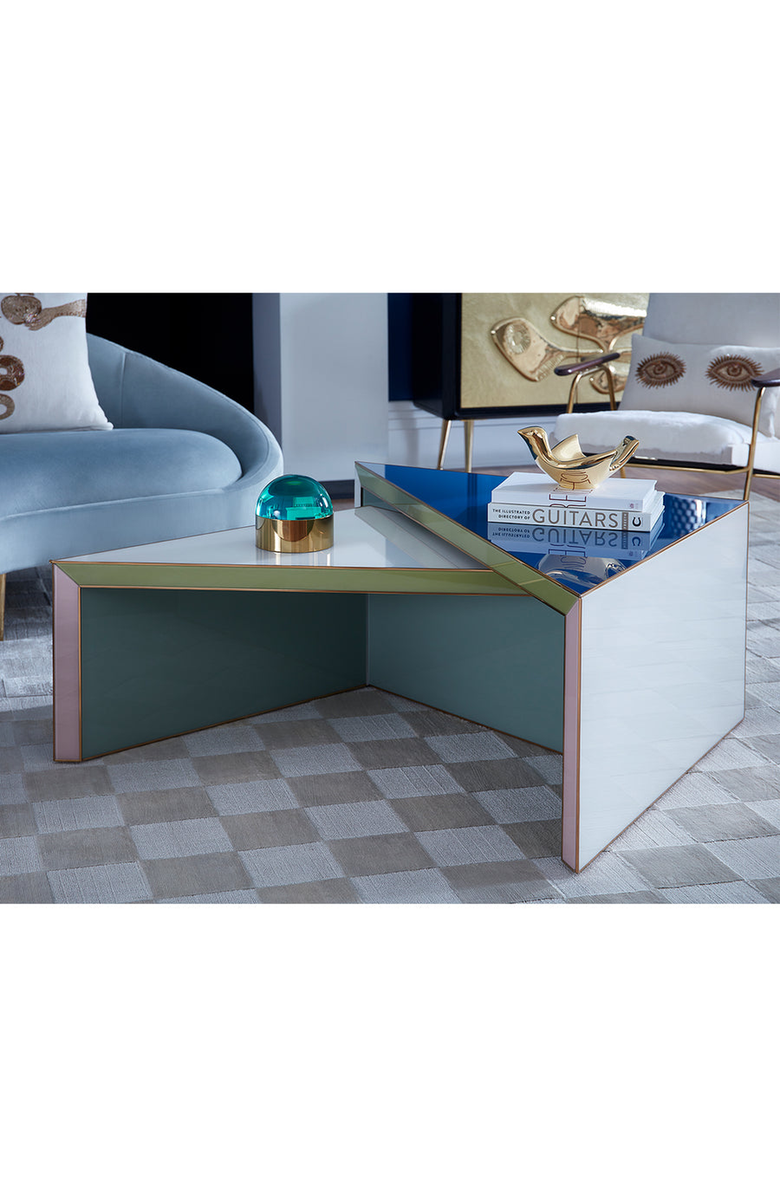 Jonathan Adler Brass Globo Box, Alternate, color, 