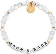 Little Words Project Moon & Back Beaded Stretch Bracelet