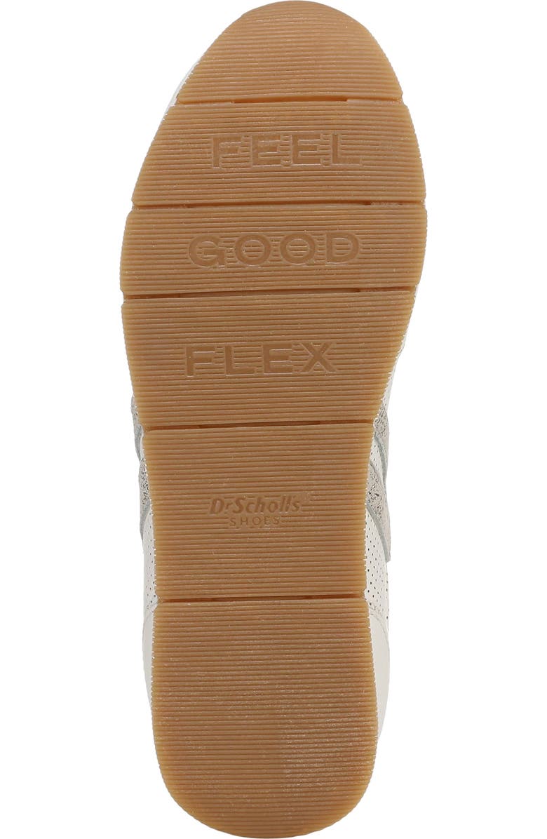 Dr. Scholl's Comeback Perforated Sneaker, Alternate, color, Off-White/ Champagne