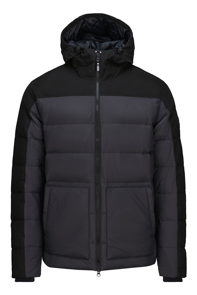 Verbier Water Repellent Puffer Jacket, Main, color, BLACK