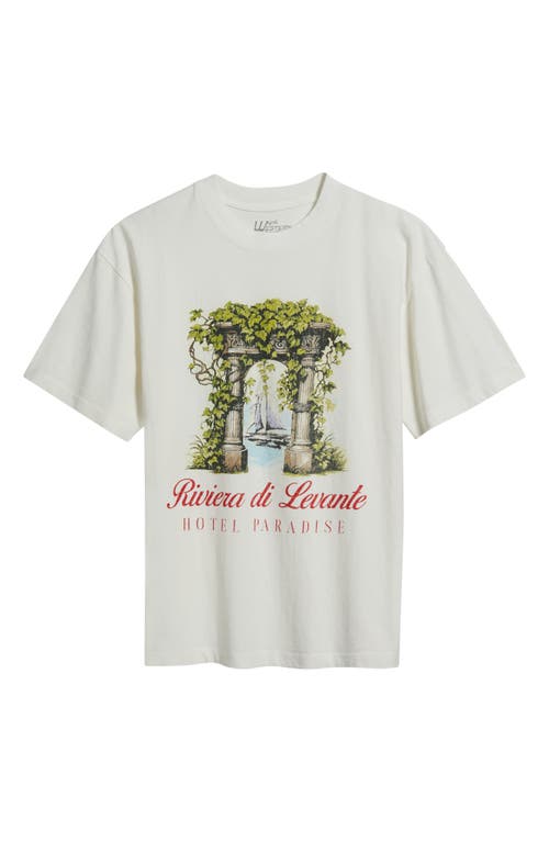 Id Supply Co Hotel Paradise Graphic T-shirt In White