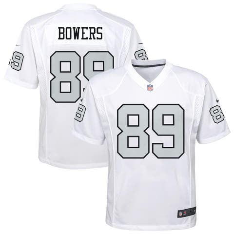 Youth Nike Brock Bowers White Las Vegas Raiders Alternate Game Jersey