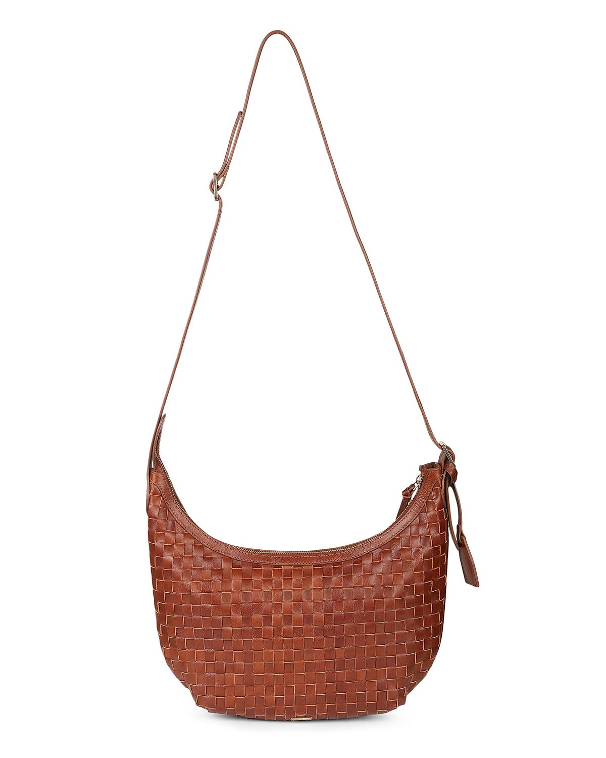 Large Alva Large Hobo, Alternate, color, COGNAC