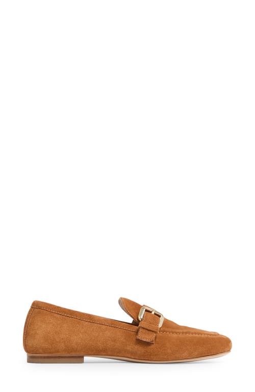 Lk Bennett Austin Oloid Buckle Loafer In Tan