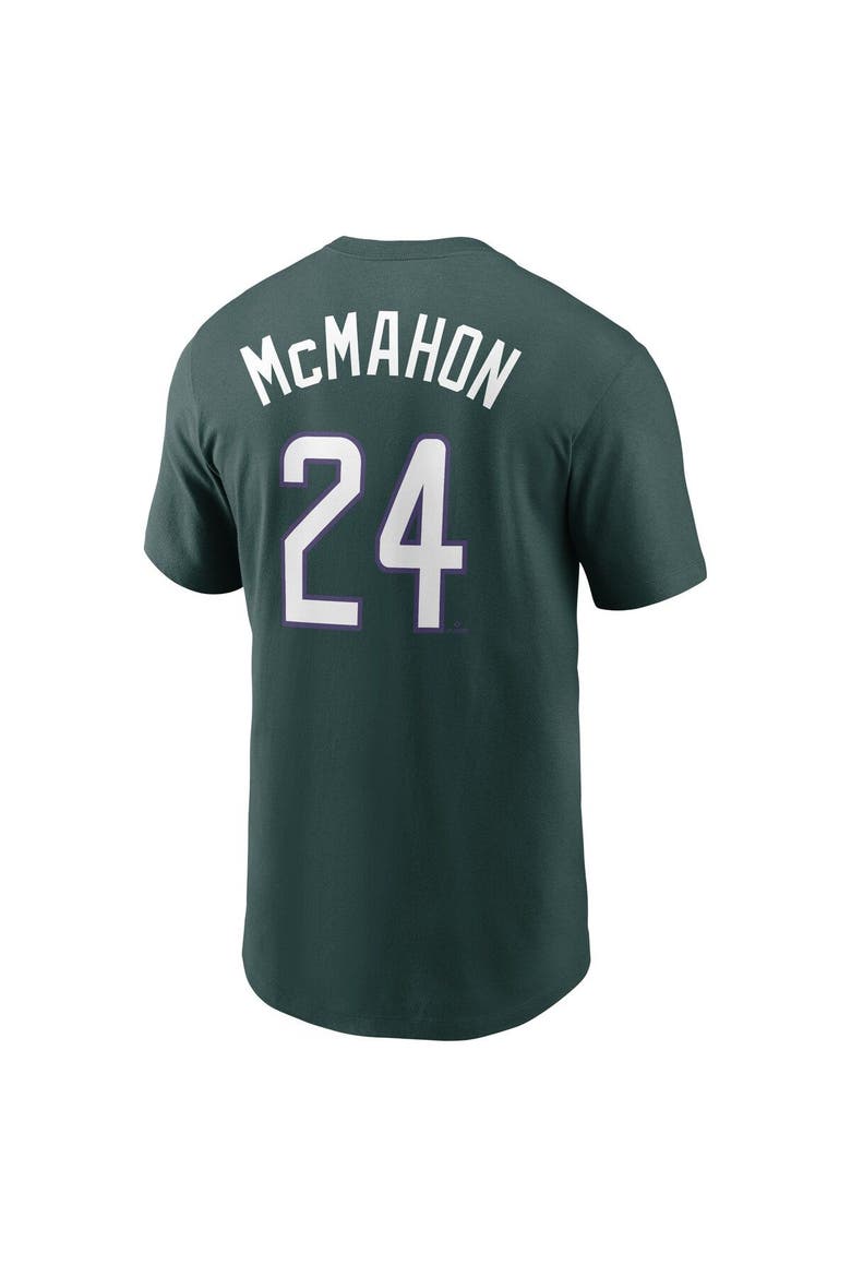 Men's Nike Ryan McMahon Green Colorado Rockies City Connect Name & Number T-Shirt, Alternate, color, Green